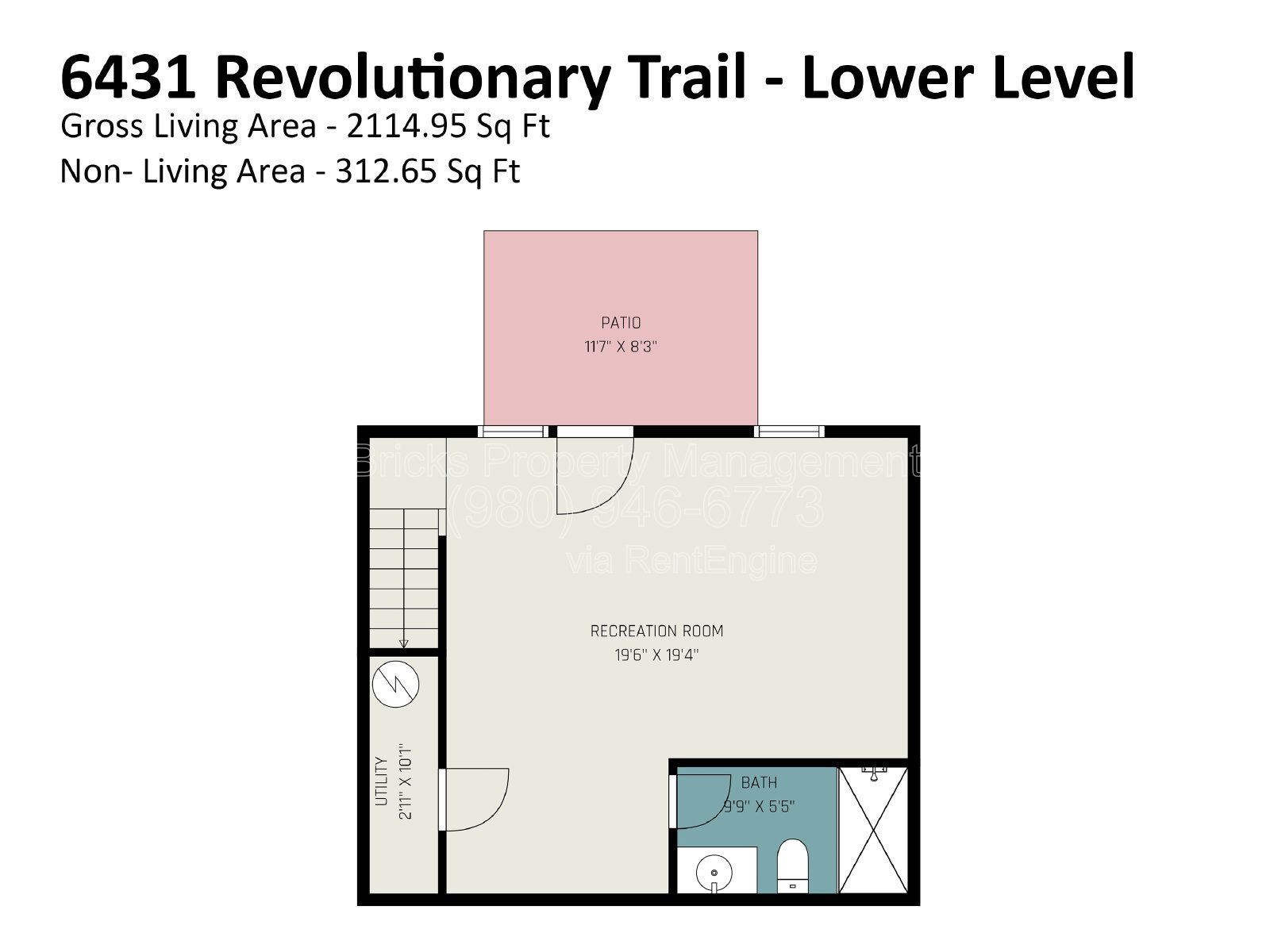 Spacious McDowell Crossing Townhome with Finished Basement! property image